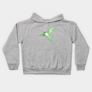 Indian Ringneck Parakeet Kids Hoodie